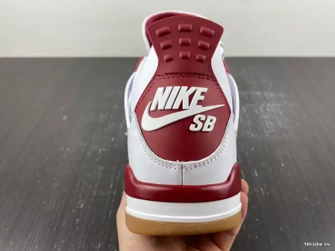 Rep TB Retro Jordan 4 DR5415-160 SB Red Pine 0613